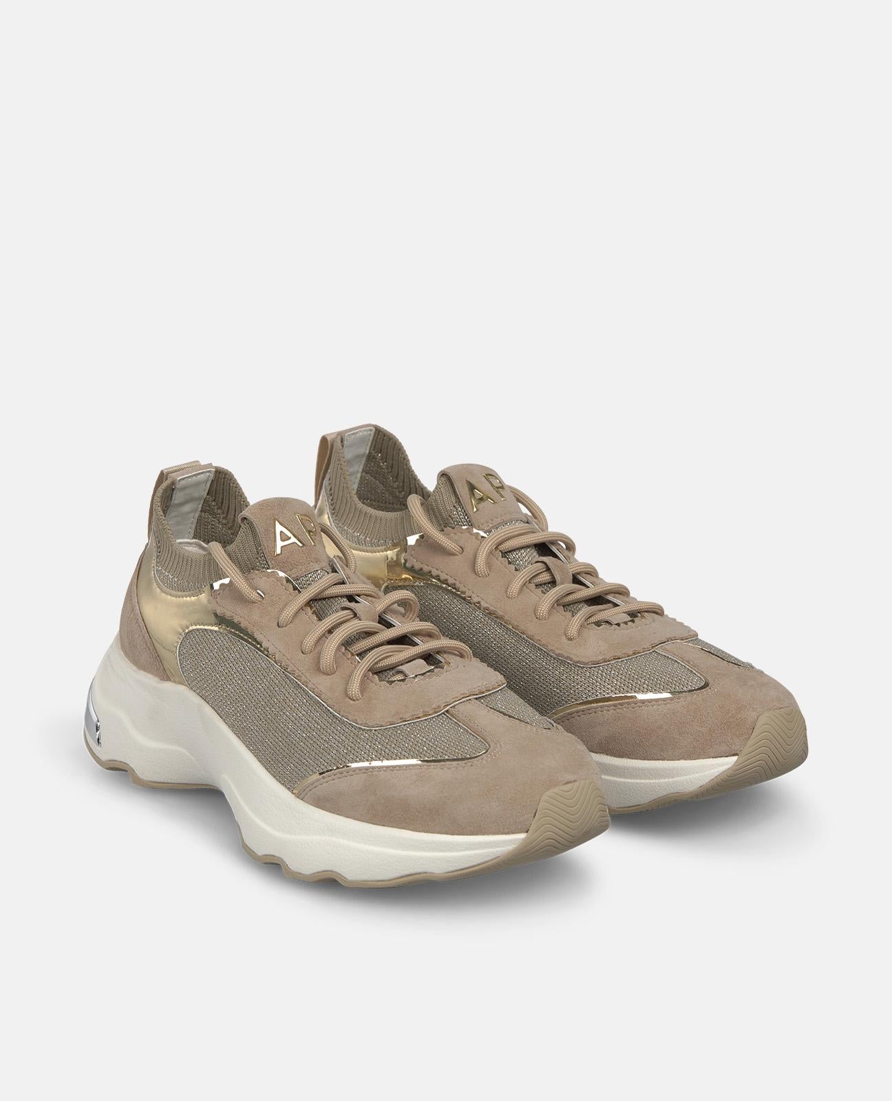 alma-en-pena-sneaker-metallic-plateau-4-5-cm-vison image 2