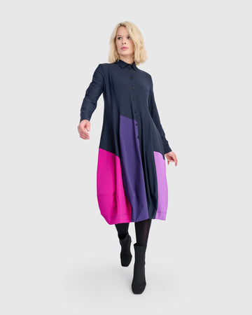 alembika-tekbika-barb-colorblock-dress-navy-mix-kleid image 8