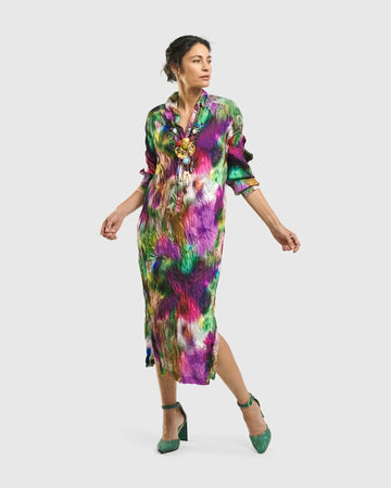 alembika-celestia-crinkle-dress-ed5-watercolor-midi-hemdkleid image 2