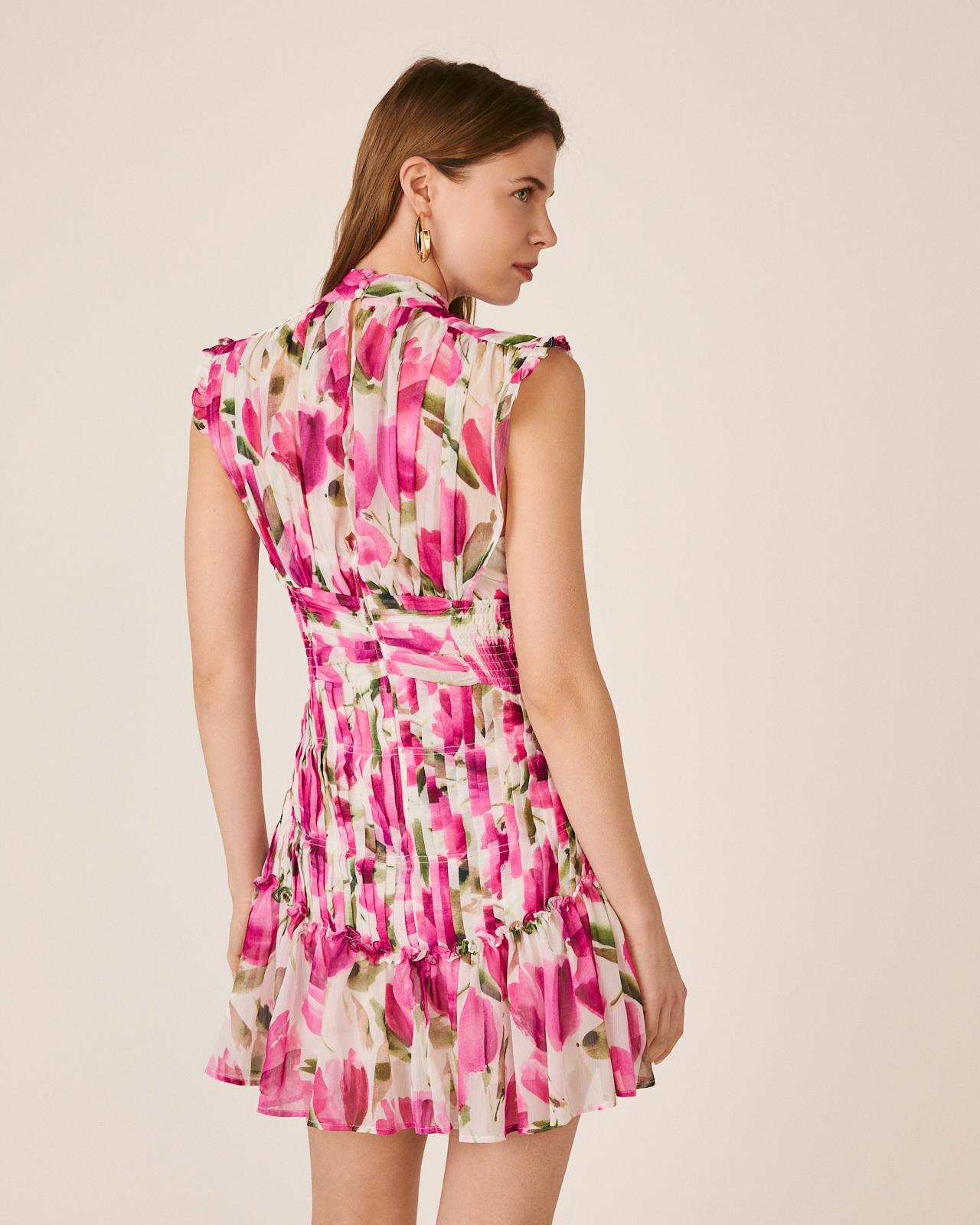 alma-en-pena-high-neck-minikleid-rosa-rmellos image 5