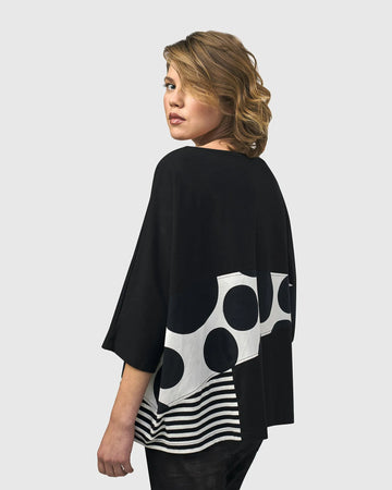 alembika-urban-rockefeller-dots-boxy-tee-mono image 3
