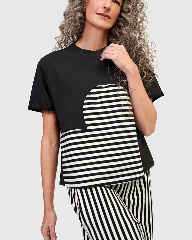 alembika-gigi-relaxed-tee-stripes-baumwoll-shirt image 1