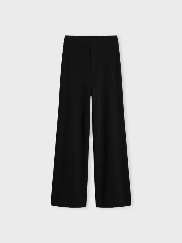 absolut-anneli-kaschmir-hose-weit-damen-black image 1