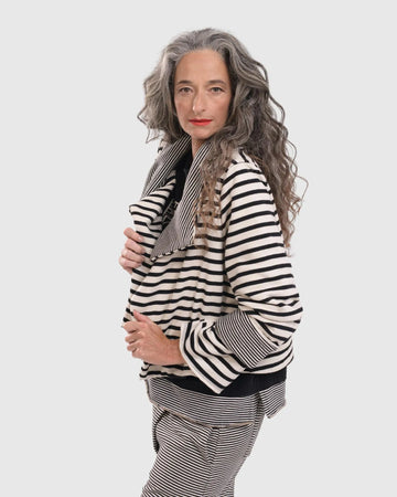 alembika-urban-french-terry-jacke-cropped-sportjacke-mit-streifen image 5