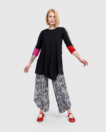 alembika-tekbika-ruby-punto-pants-mix-damen-techno-hose-high-waist image 4