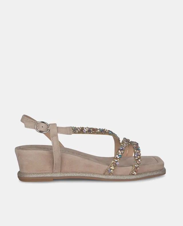alma-en-pena-half-wedge-keilsandalette-vison-strass-5-cm image 1