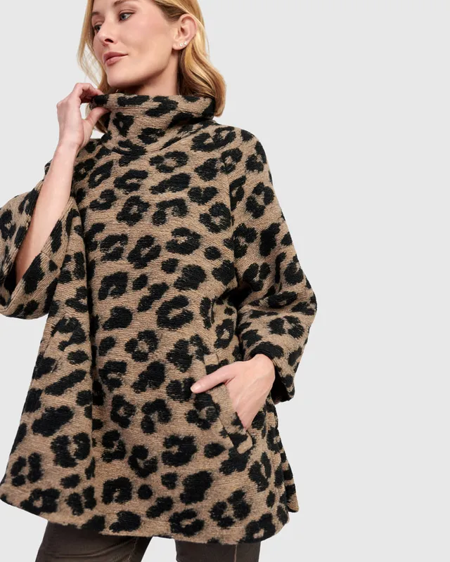 alembika-lynx-cozy-pullover-leopard-tunika-pullover image 1