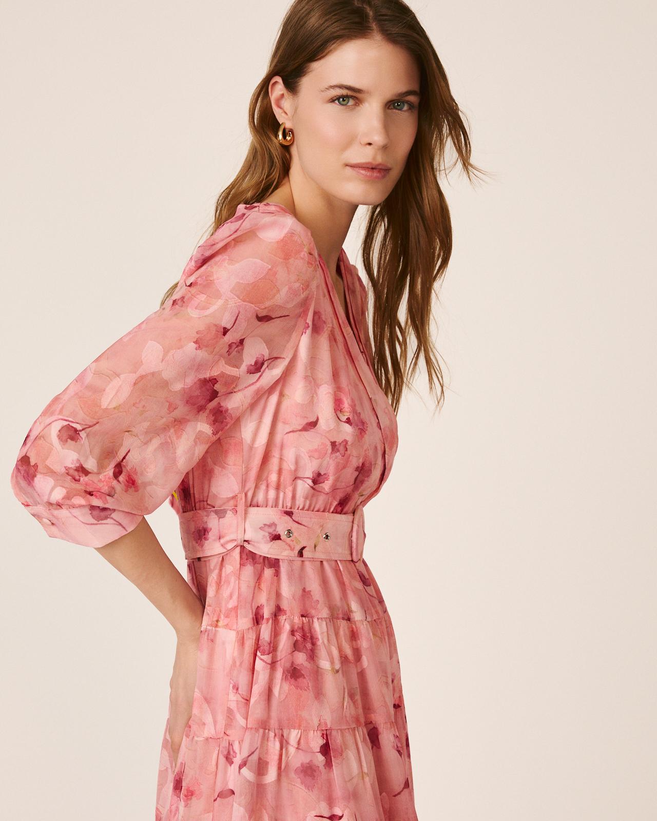 alma-en-pena-long-chiffon-dress-maxikleid-rosa-3-4-puff-rmel image 3