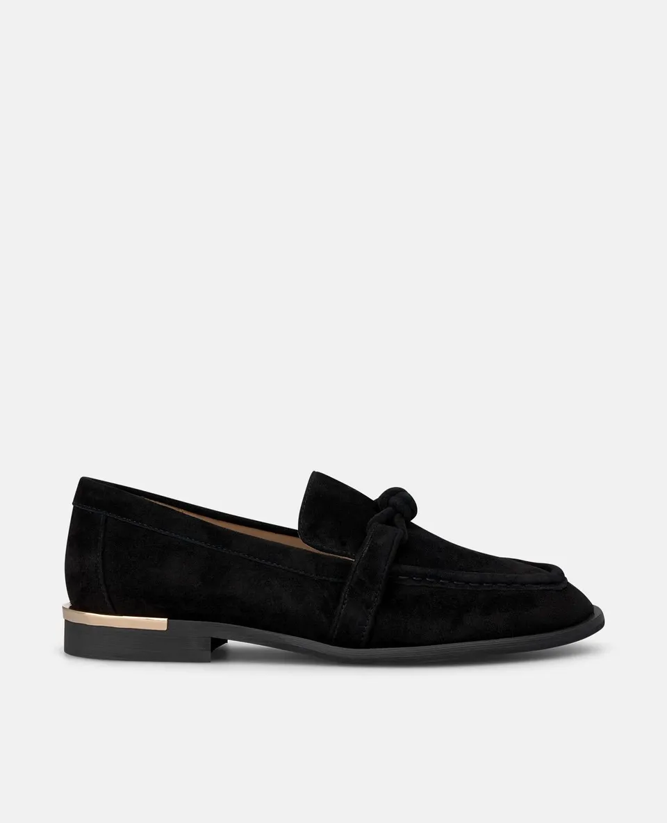 alma-en-pena-loafer-leder-schwarz-mit-schleife image 1