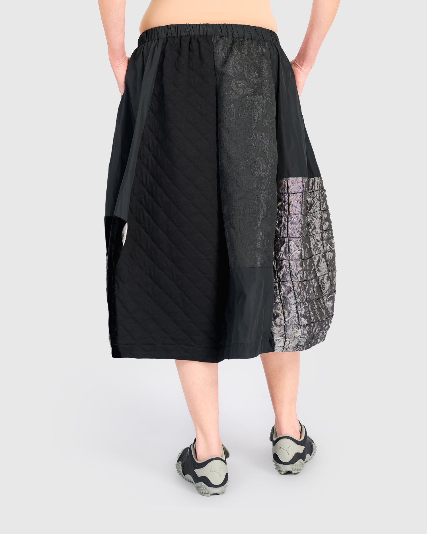 alembika-spark-bubble-skirt-ak734m-damen-rock-silber-mix image 5