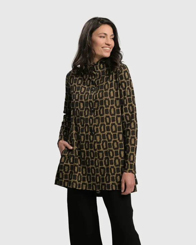 alembika-boutique-swing-jacke-ochre image 1