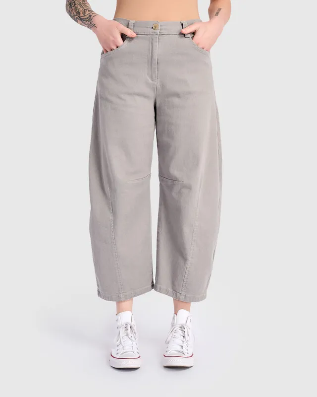 alembika-go-to-barrel-pants-grey-barrel-hose image 1