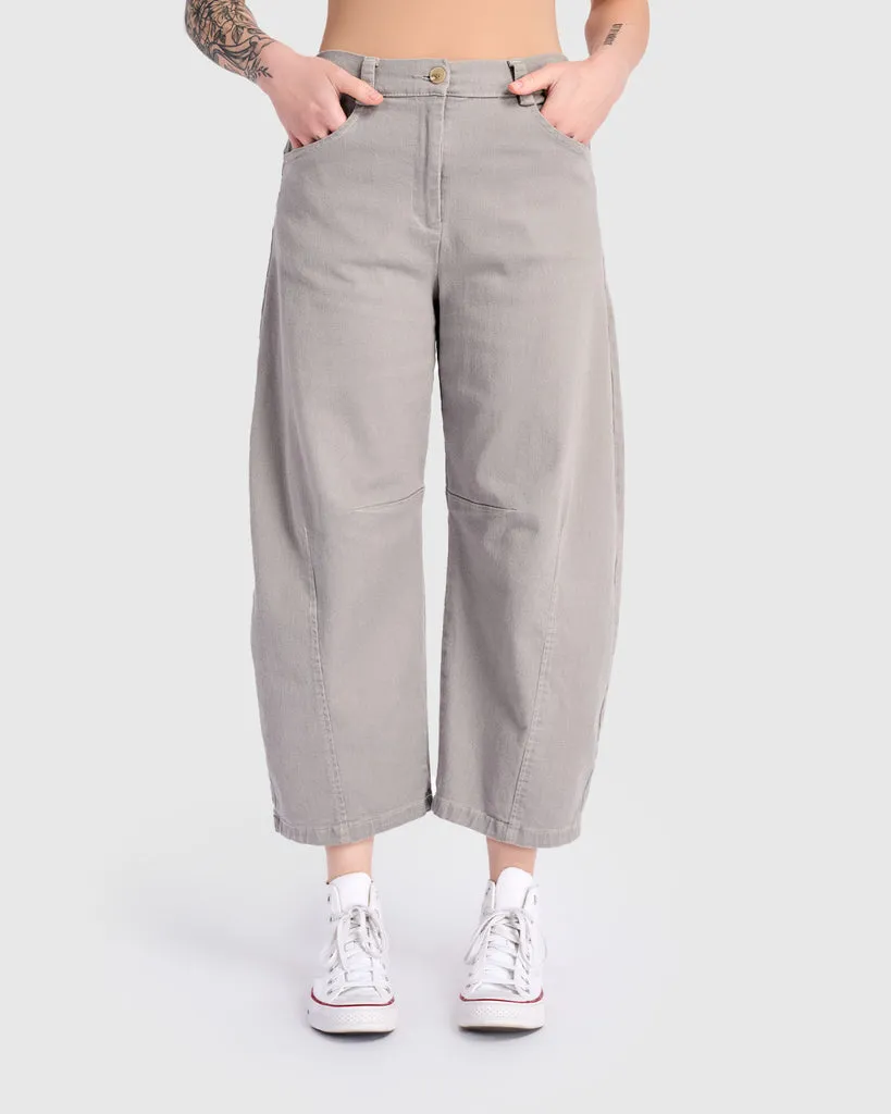 alembika-go-to-barrel-pants-grey-barrel-hose image 1