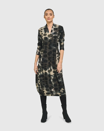 alembika-bermuda-cocoon-midi-kleid-coffee image 3