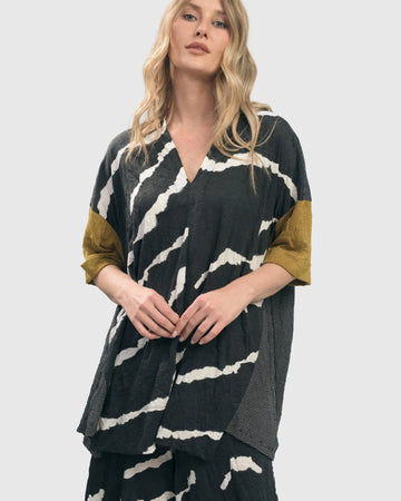 alembika-kat-crinkle-trapeze-top-yellow image 5