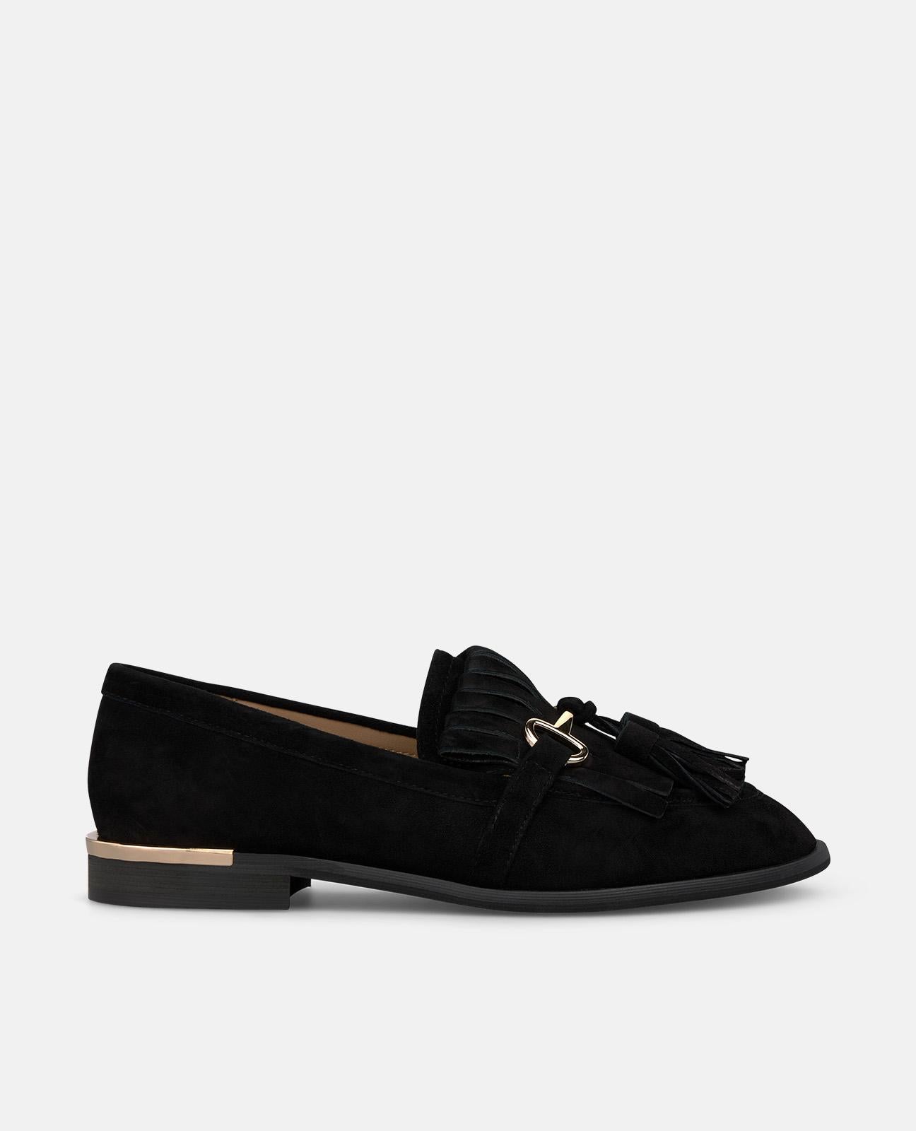 alma-en-pena-suede-loafers-with-tassels-schwarz-2-cm image 1
