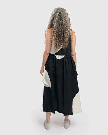 alembika-rmelloses-maxi-kleid-schwarz image 5