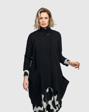 alembika-urban-chamberlain-draped-jacke-schwarz image 8