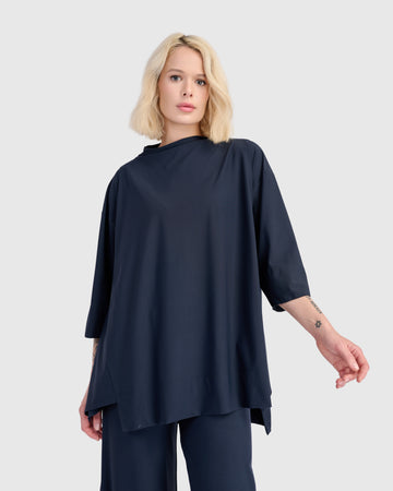 alembika-essential-tekbika-trapeze-top-tunika-midnight image 4
