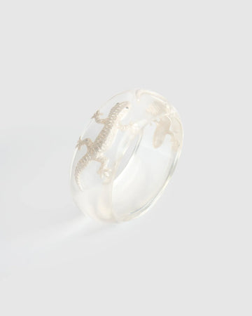 alembika-lucky-bangle-frost-armreif-mit-eidechsen-aus-resin image 6