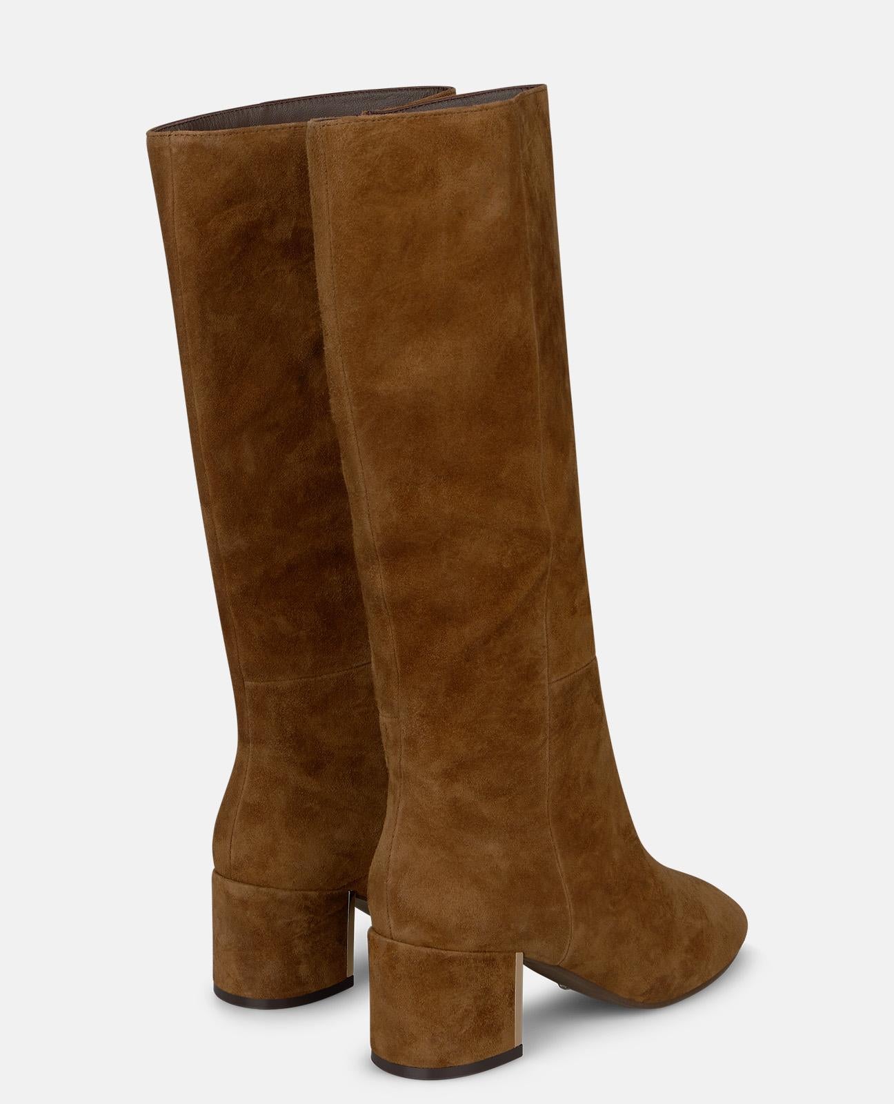 alma-en-pena-stiefeletten-wildleder-camel-5-5-cm image 3