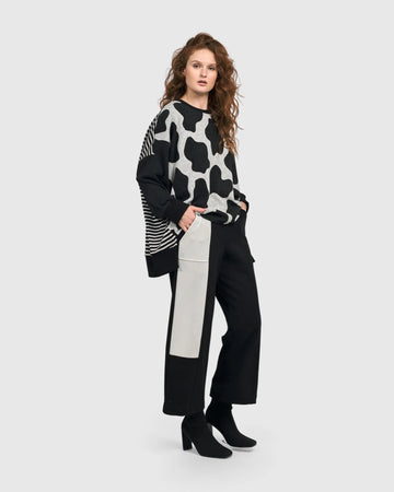 alembika-urban-metamorph-top-mix-gemustertes-langarm-top-mit-hi-lo-saum image 4