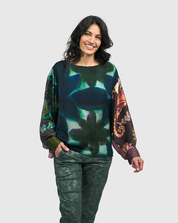 alembika-cassandra-shirt-at603c-bluse-mit-print-in-cornflower image 4