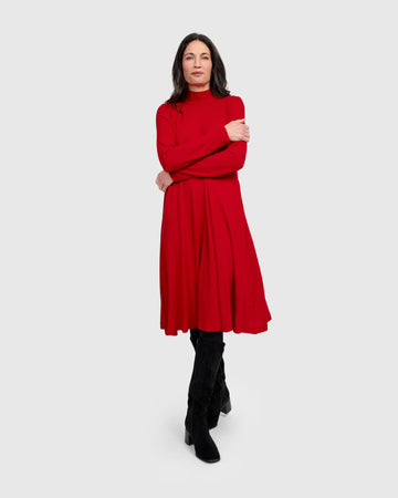 alembika-soft-knit-a-line-dress-red-strickkleid image 4