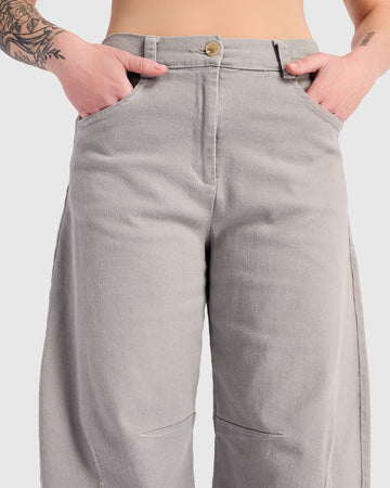alembika-go-to-barrel-pants-grey-barrel-hose image 3