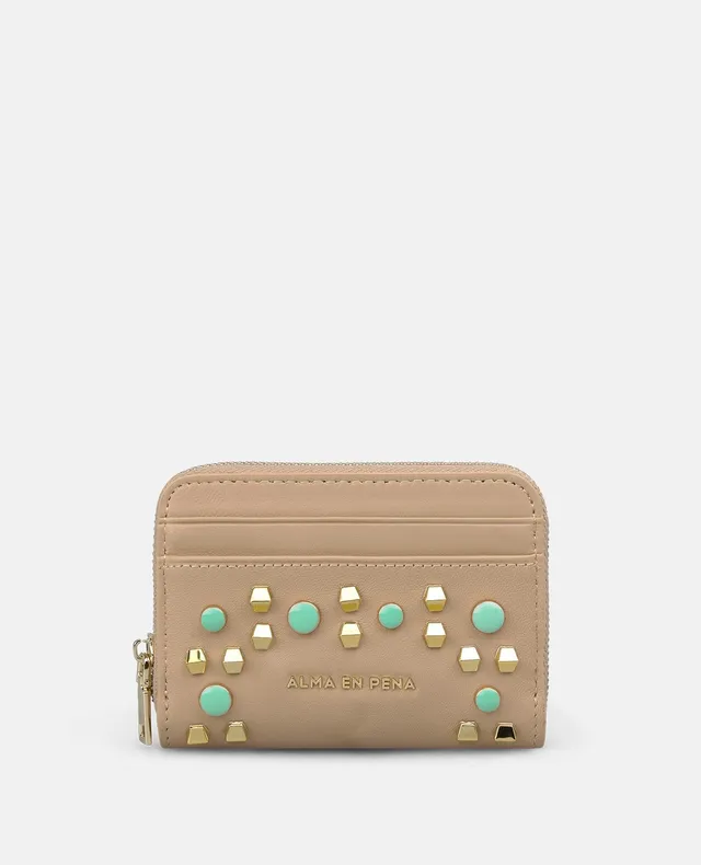 alma-en-pena-square-wallet-mit-nieten-leder-geldb-rse-arena image 1