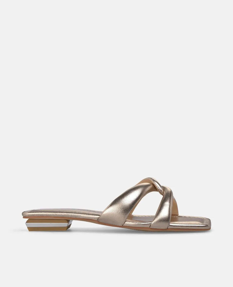 alma-en-pena-flache-sandale-anatomisch-metallic-bronze-2-cm image 1