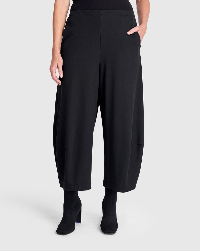 alembika-cozy-heavyweight-lantern-pants-black image 1