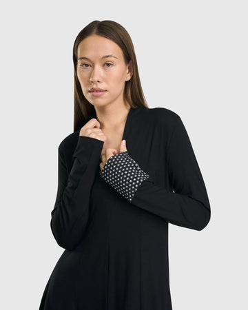 alembika-josie-cocoon-kleid-mono-techno-jersey image 6