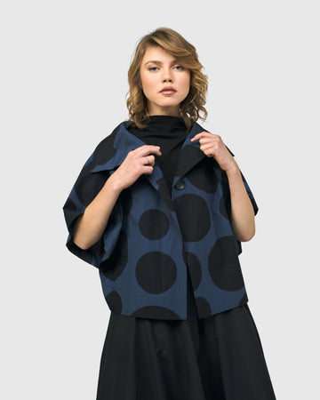 alembika-urban-bossa-cape-jacke-navy-baumwolle image 4