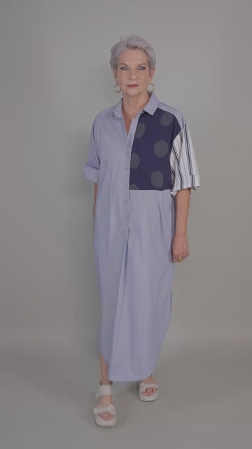 alembika-tao-tunika-shirtkleid-navy-hemdkleid image 3