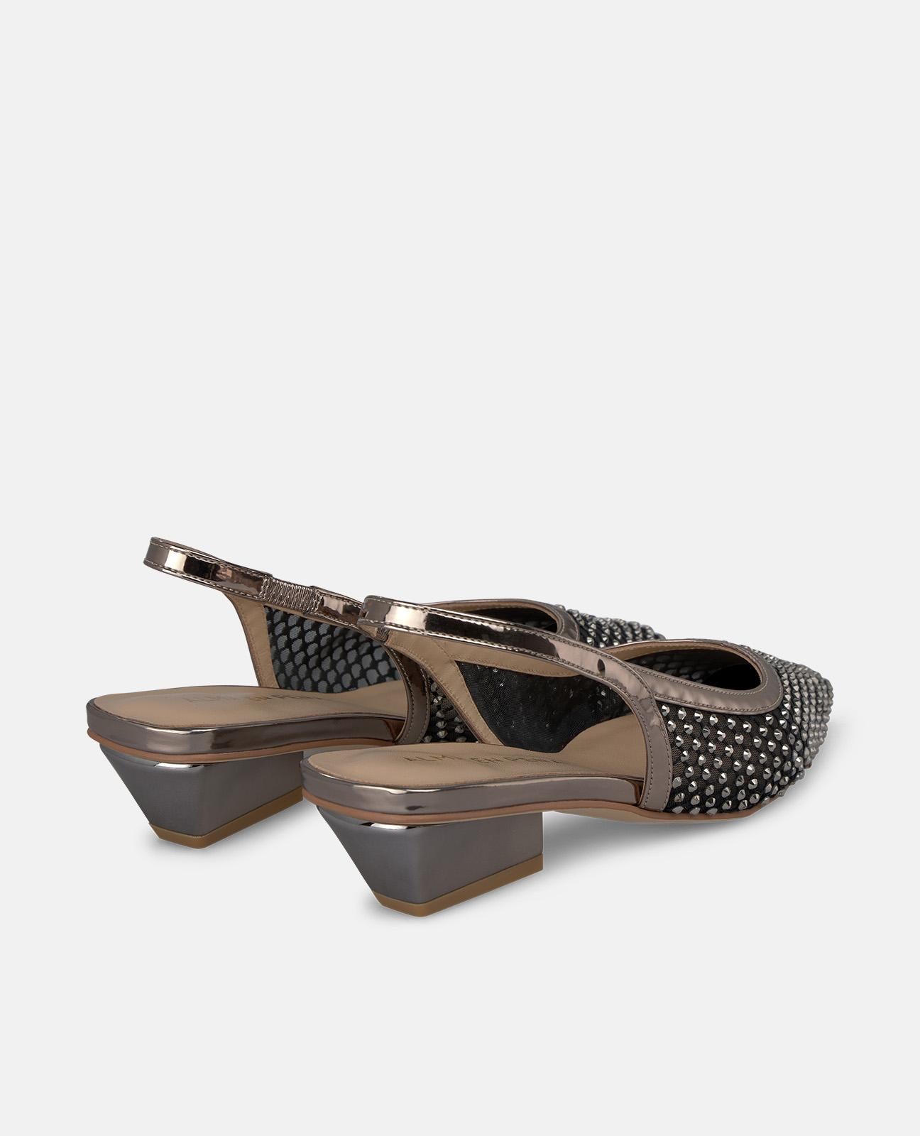alma-en-pena-mesh-slingbacks-silber-mit-blockabsatz-5-cm image 3