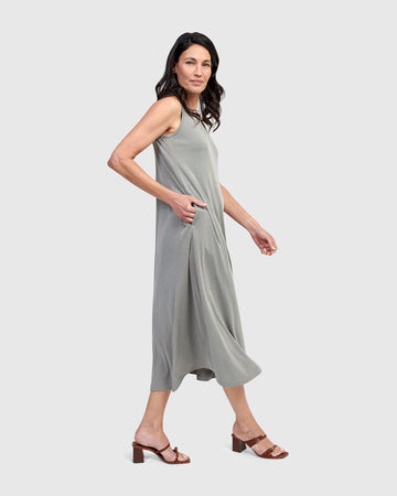 alembika-essential-sleeveless-midi-dress-midikleid-saladine image 5