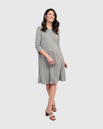 alembika-essential-relaxed-dress-saladine-knielanges-a-linien-kleid image 3