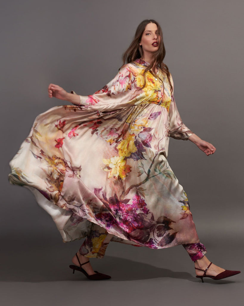 alembika-dionne-maxi-kleid-floral-a-linie-mit-taschen image 1