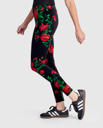 alembika-starlet-velvet-leggings-damen-rosen image 3