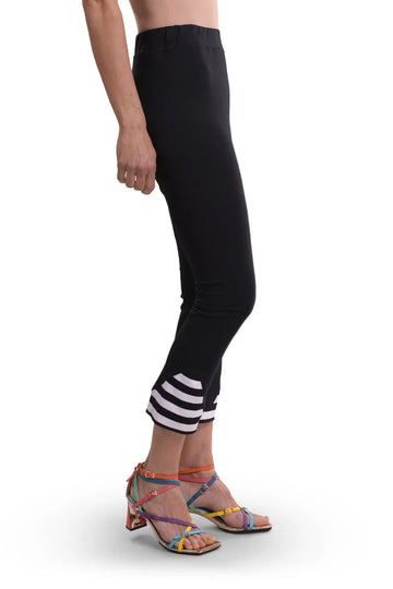alembika-lina-bootleg-slim-pants-stretchhose-mit-streifen image 7
