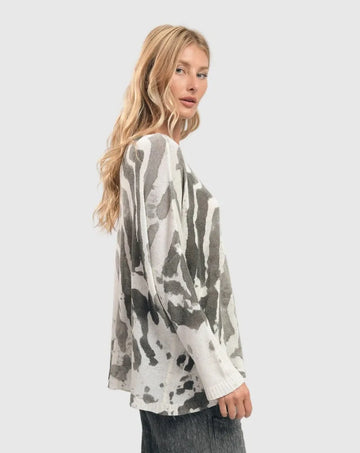 alembika-watercolor-boxy-sweater-stone-leinen-pullover image 3