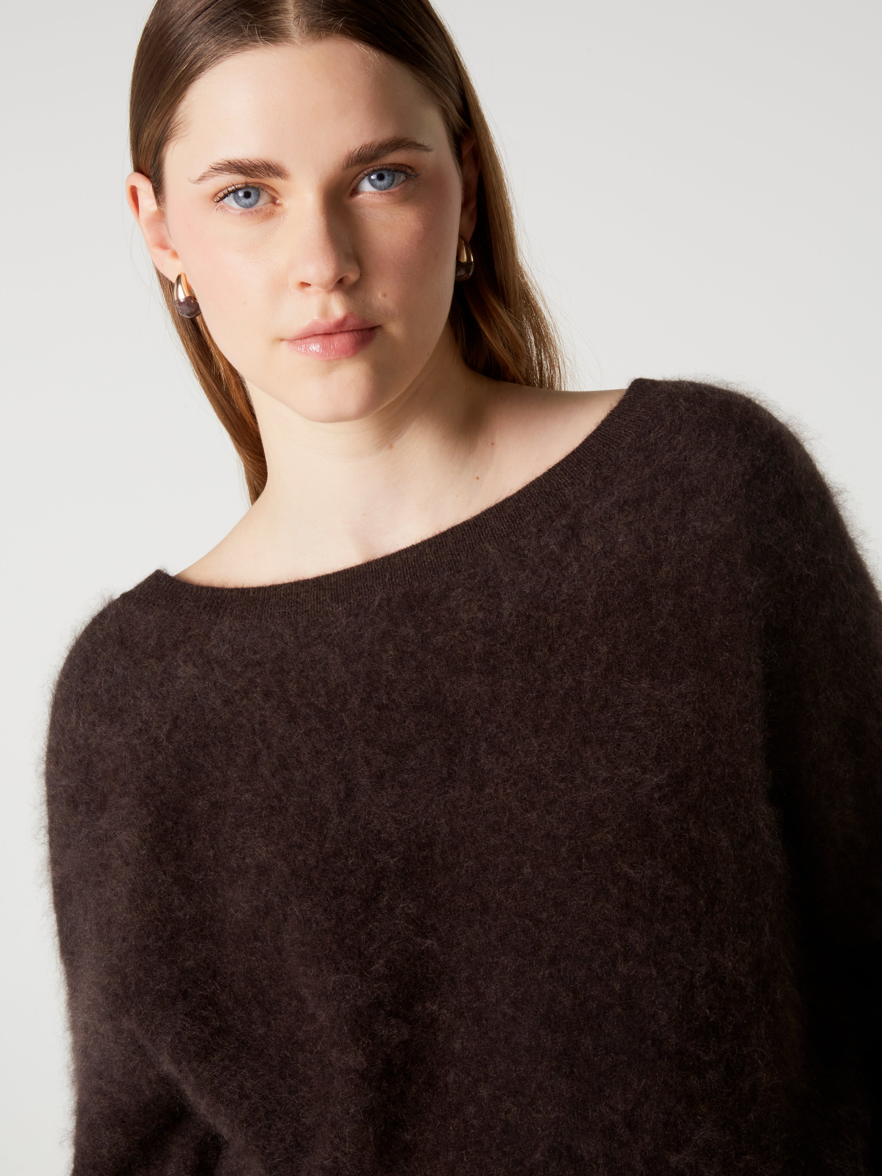 absolut-debora-damen-cardigan-aus-geb-rstetem-kaschmir-braun-oversize image 6