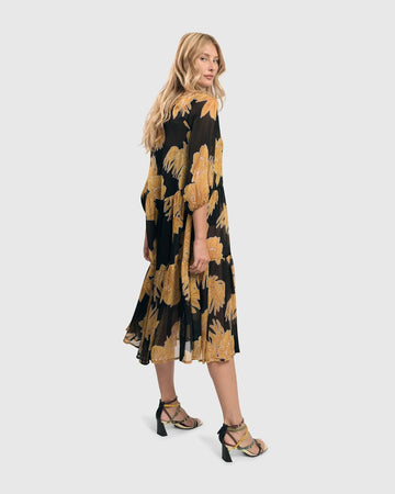 alembika-maui-chiffon-trapeze-kleid-gold image 5
