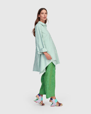 alembika-julep-tunika-shirt-gr-n-wei-streifen image 5