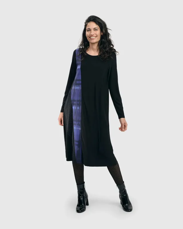 alembika-tekbika-a-linien-swing-kleid-electric image 1