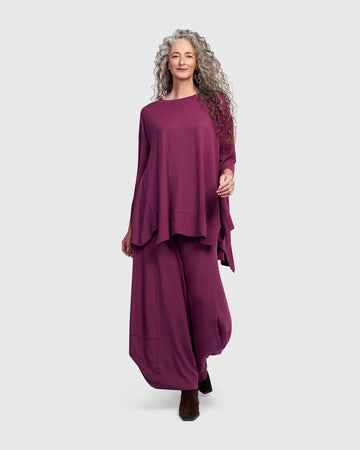 alembika-essential-trapeze-top-sangria-oversize-tunika-jersey image 2