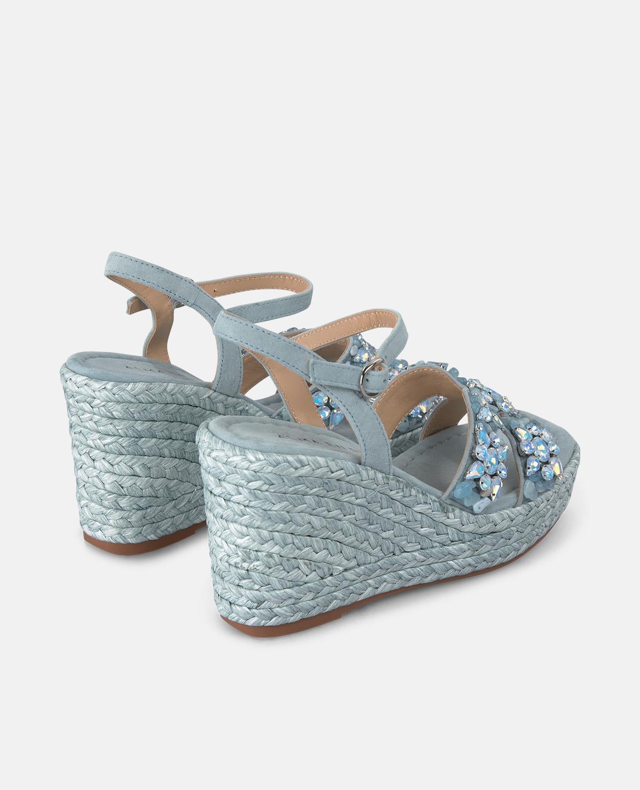 alma-en-pena-wedge-sandale-mit-strassriemen-blau-9-8-cm image 3
