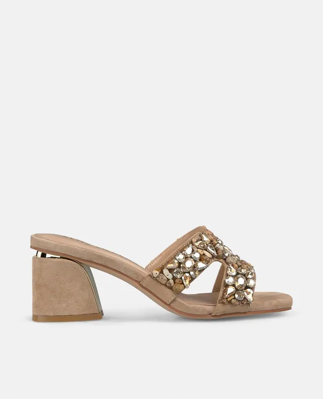 alma-en-pena-mule-mit-absatz-6-cm-arena-mit-strass-riemen image 1