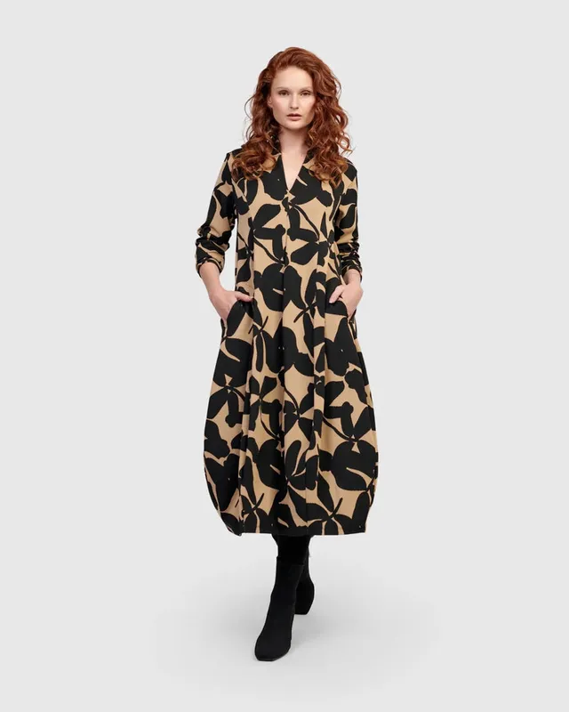 alembika-honore-cocoon-kleid-blackout image 1